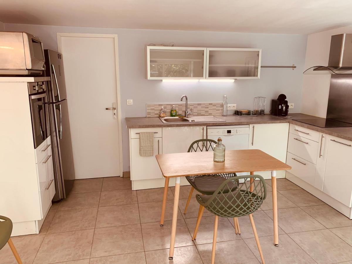 Appartement Independant Avec Jardin Et Acces Piscine Nimes Bagian luar foto